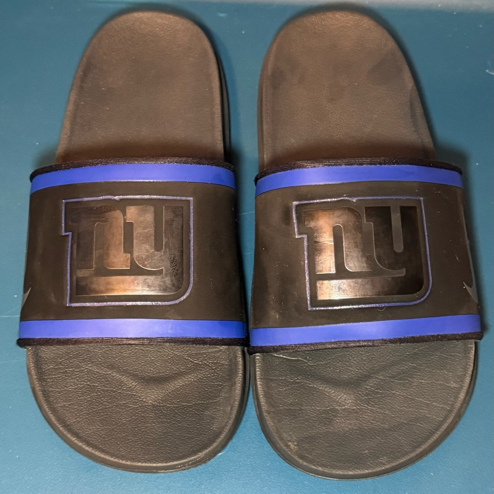 Nike Offcourt Slides - NY Giants - Size 8